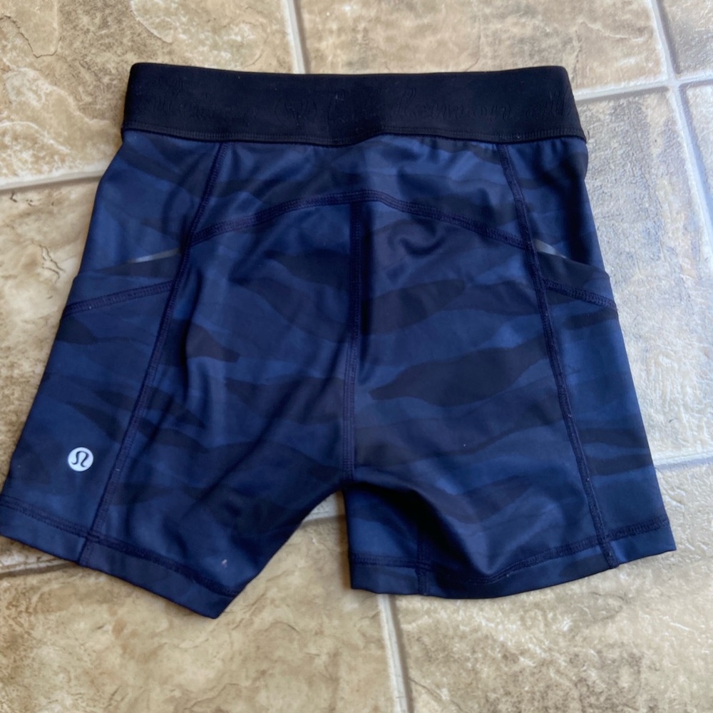 Blue camp size 0 with pockets
